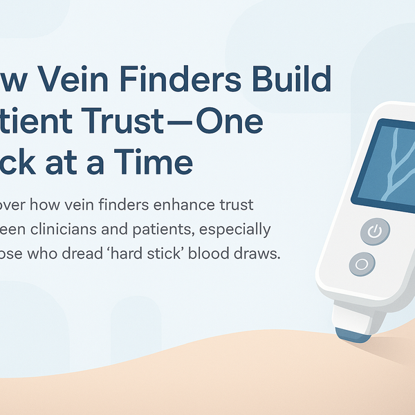 How Vein Finders Build Patient Trust—One Stick at a Time