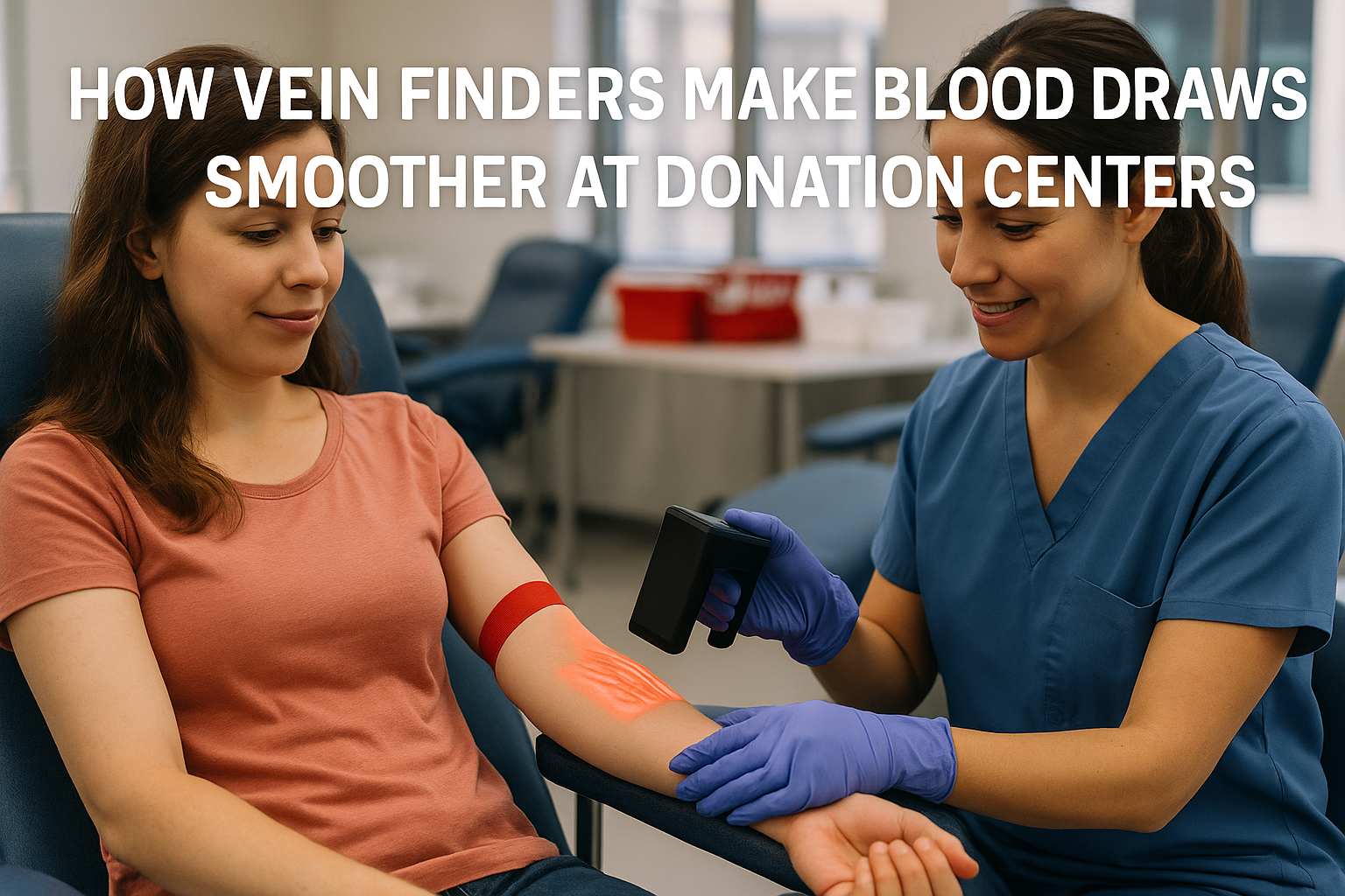 How Vein Finders Make Blood Draws Smoother at Donation Centers