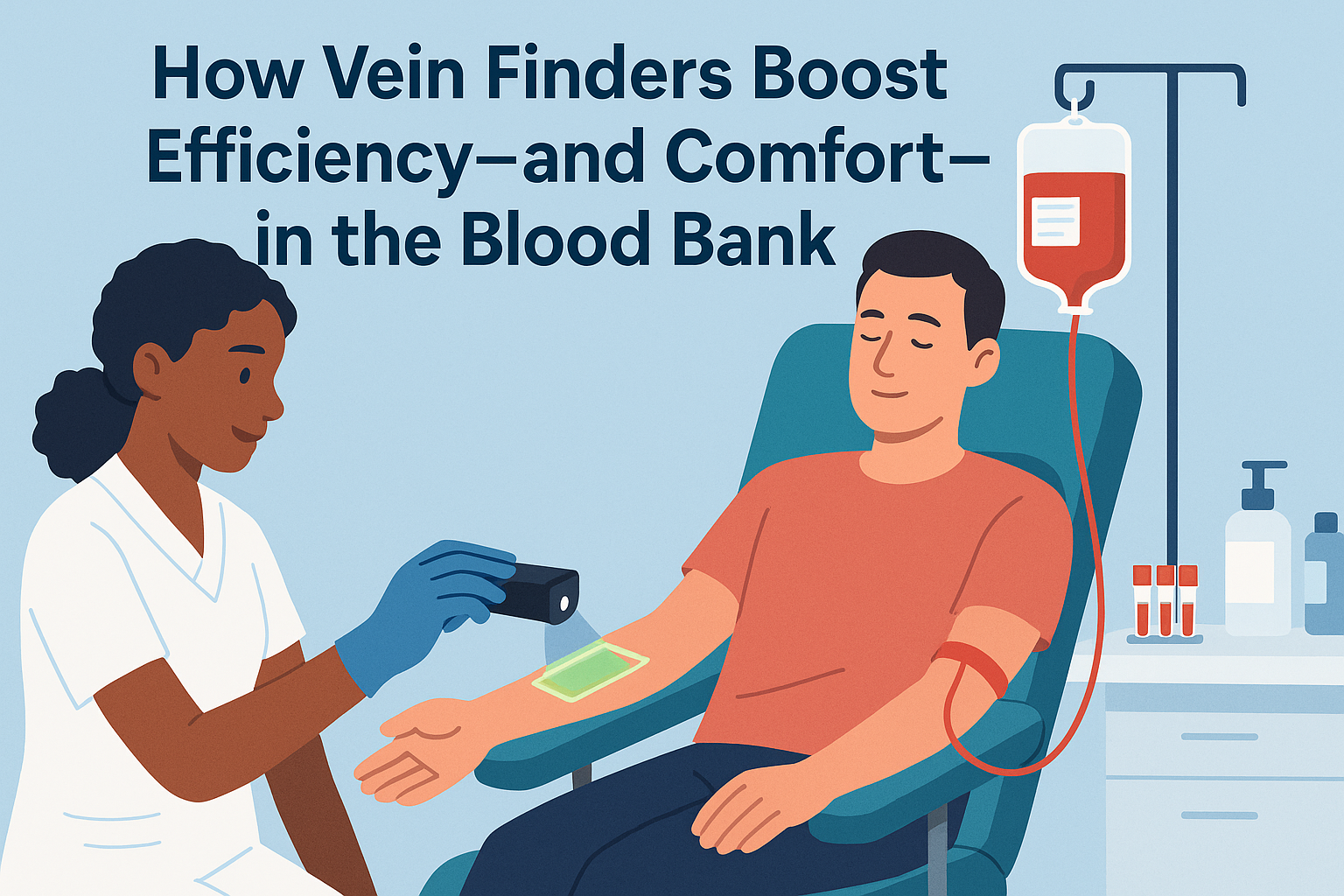 How Vein Finders Boost Efficiency—and Comfort—in the Blood Bank