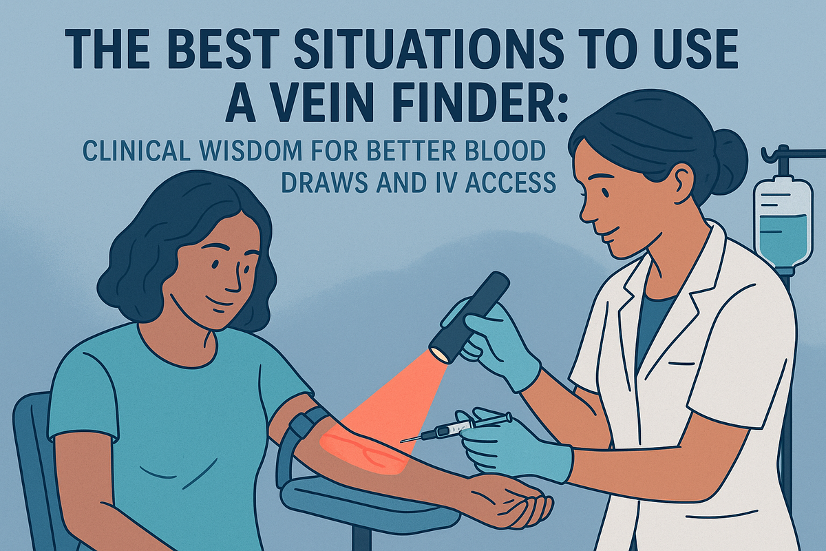 The Best Situations to Use a Vein Finder: Clinical Wisdom for Better Blood Draws and IV Access