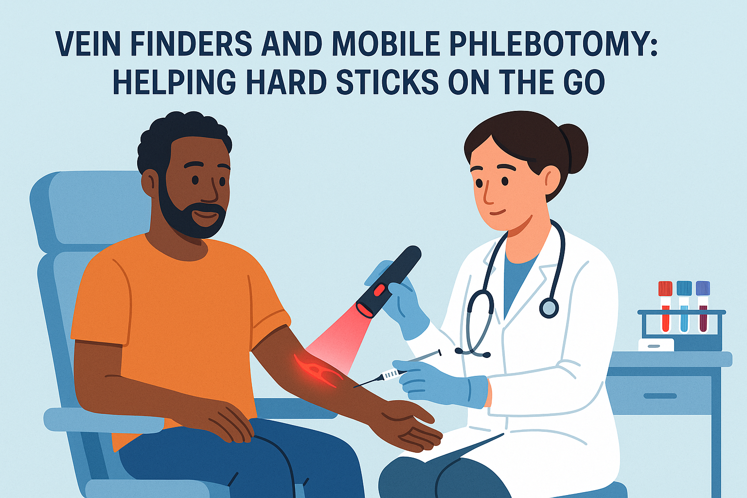 Vein Finders and Mobile Phlebotomy: Helping Hard Sticks on the Go