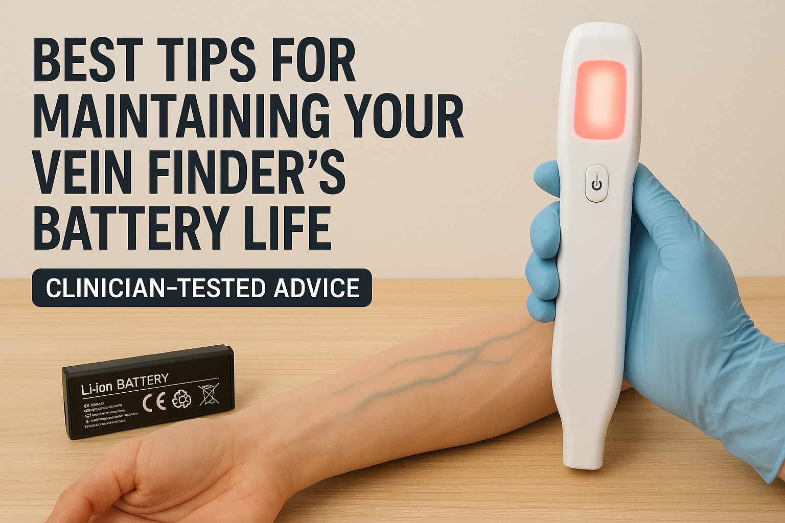 Best Tips for Maintaining Your Vein Finder’s Battery Life: Clinician-Tested Advice