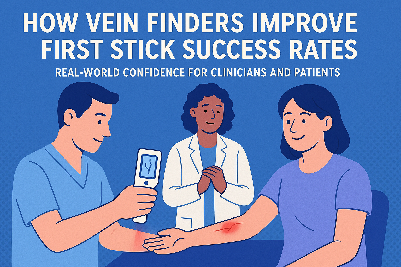 How Vein Finders Improve First Stick Success Rates: Real-World Confidence for Clinicians and Patients