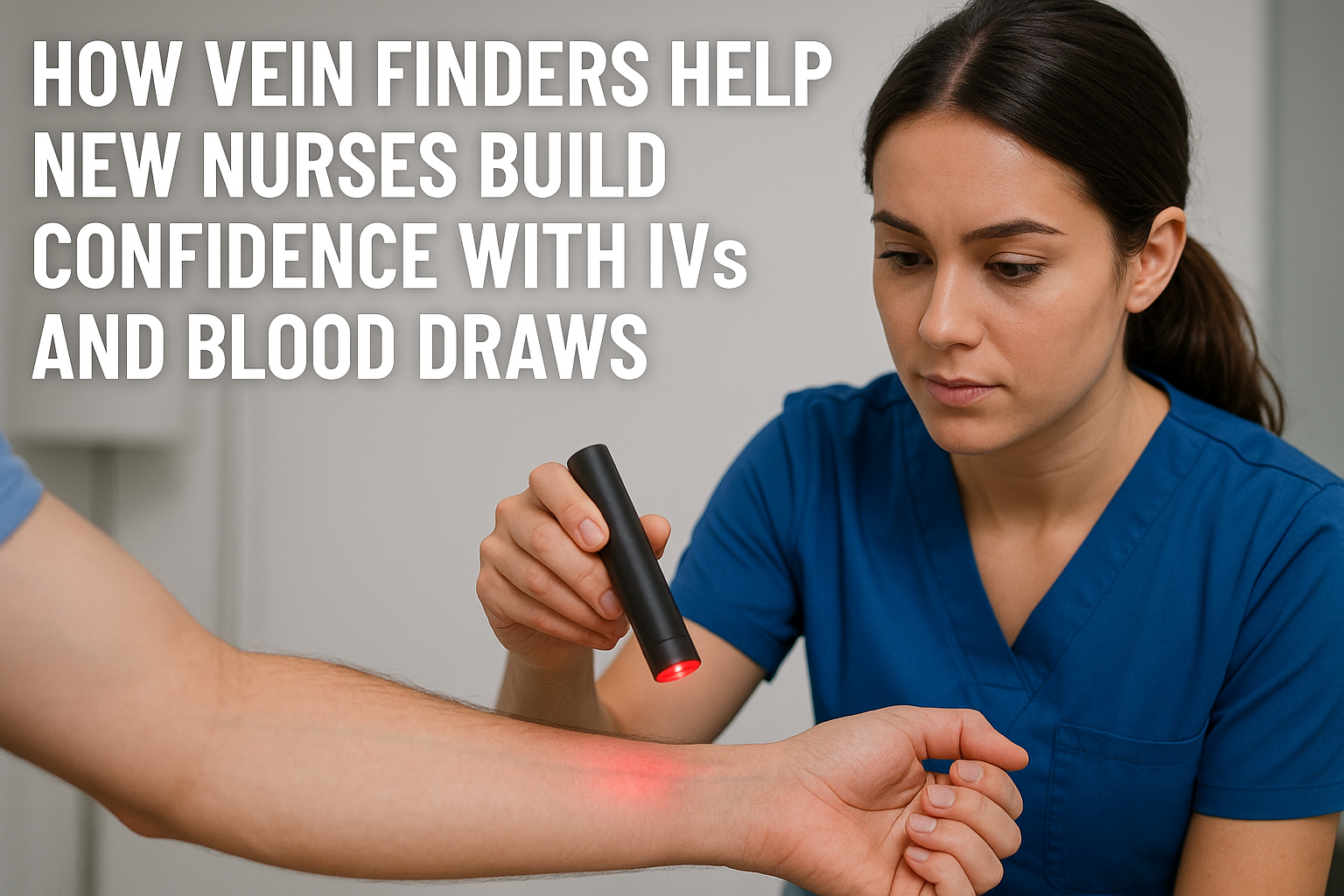 How Vein Finders Help New Nurses Build Confidence with IVs and Blood Draws