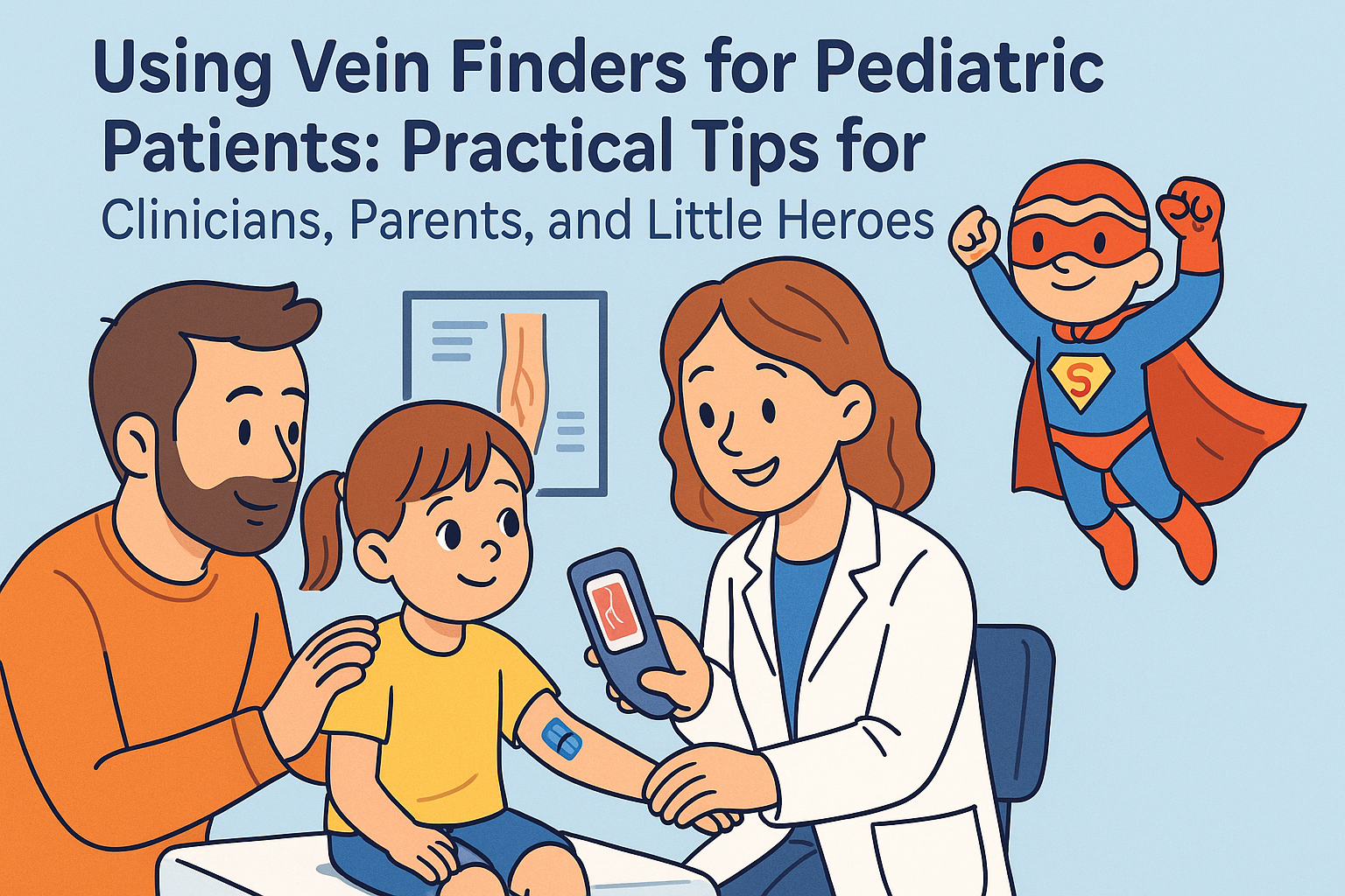 Using Vein Finders for Pediatric Patients: Practical Tips for Clinicians, Parents, and Little Heroes