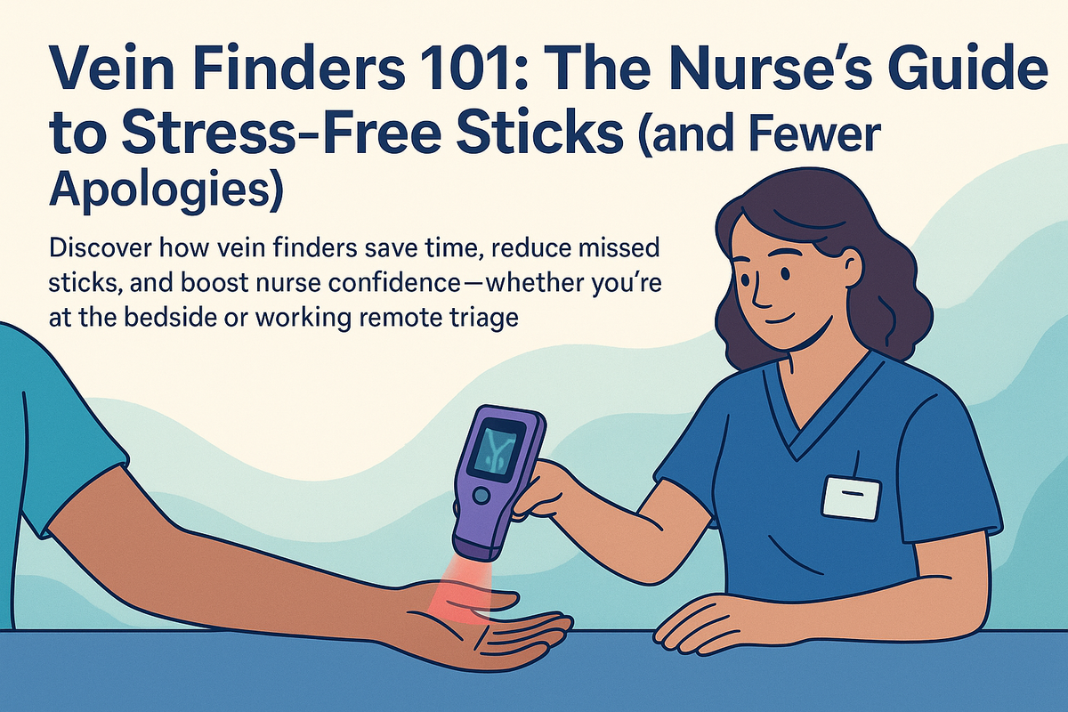Vein Finders 101: The Nurse’s Guide to Stress-Free Sticks (and Fewer Apologies)