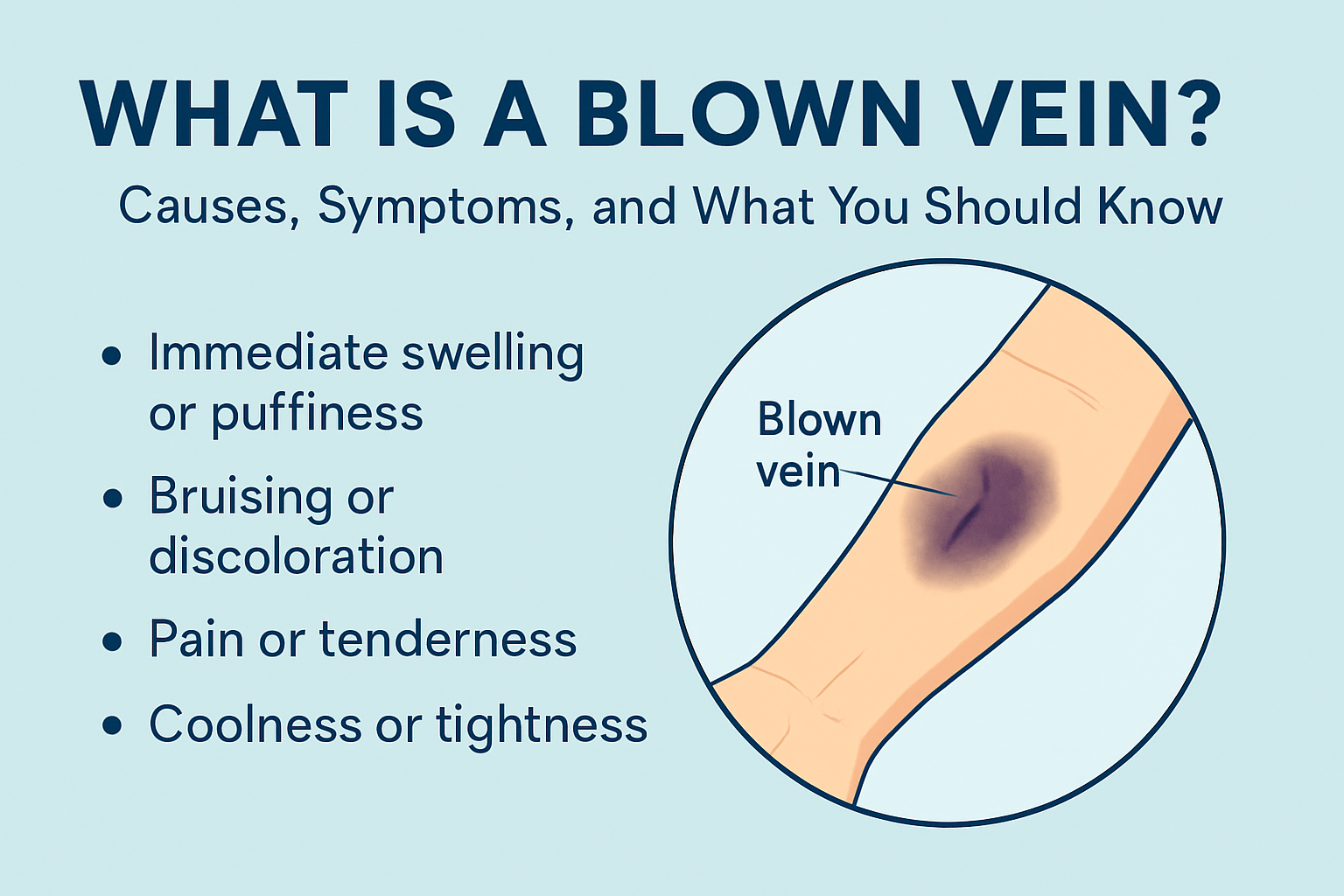 What Is a Blown Vein? Causes, Symptoms, and What You Should Know
