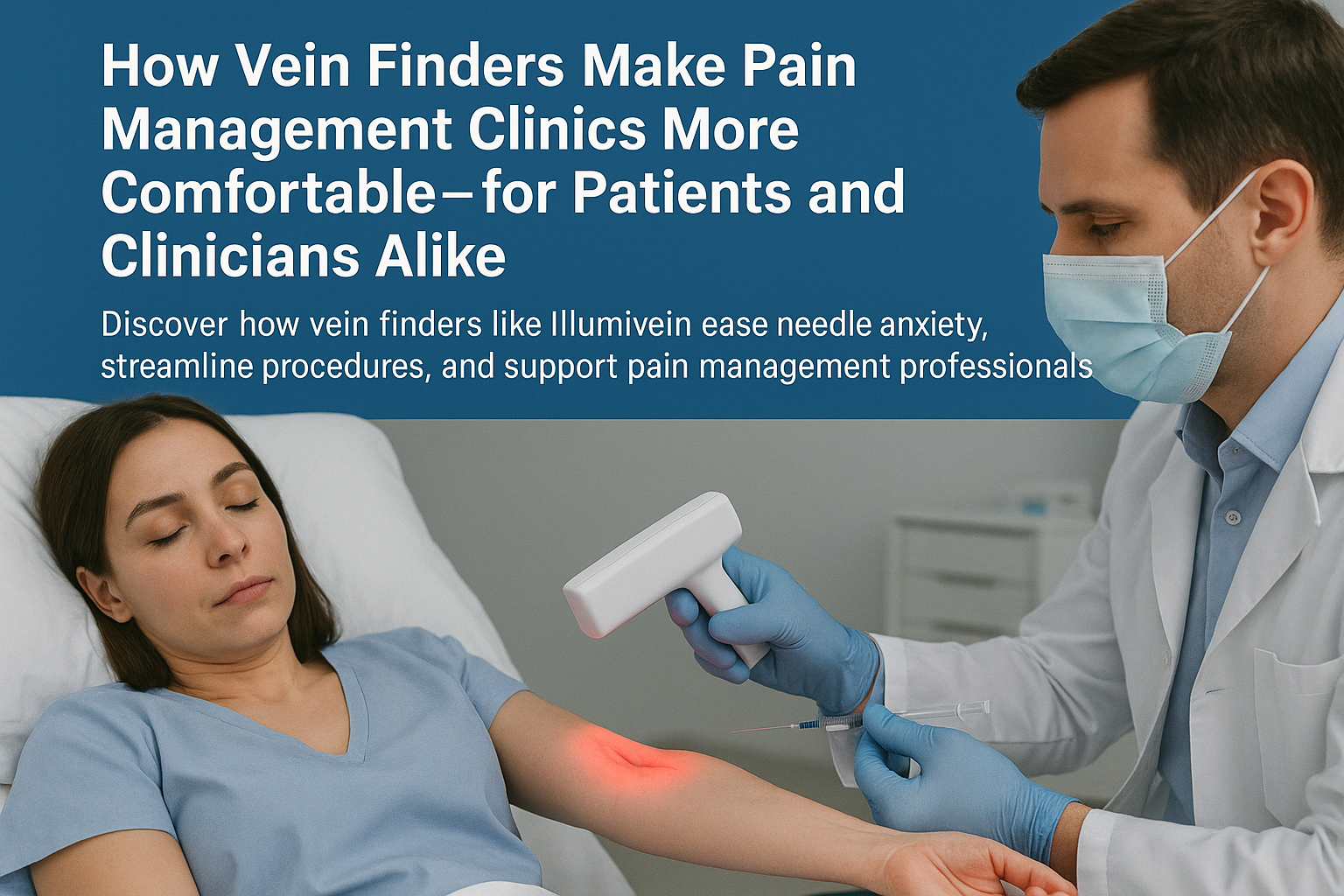 How Vein Finders Make Pain Management Clinics More Comfortable—for Patients and Clinicians Alike