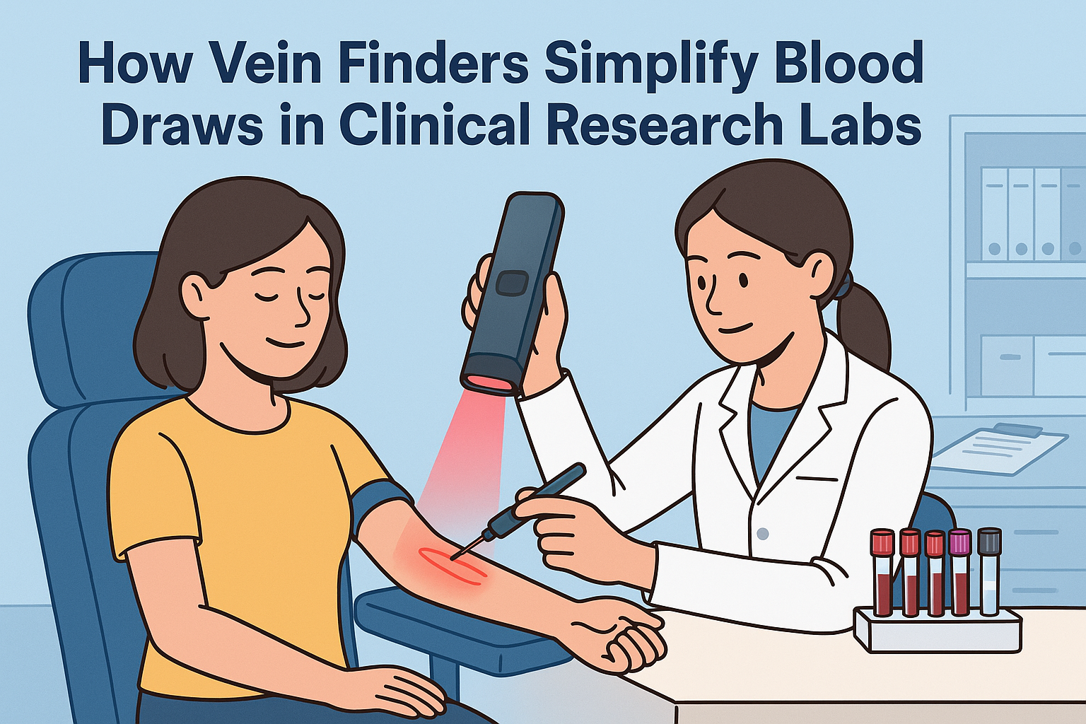 How Vein Finders Simplify Blood Draws in Clinical Research Labs