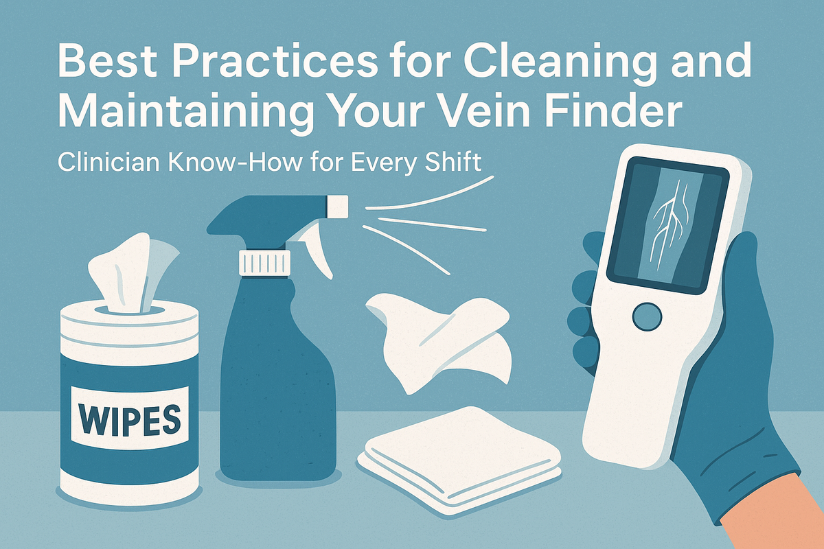 Best Practices for Cleaning and Maintaining Your Vein Finder: Clinician Know-How for Every Shift