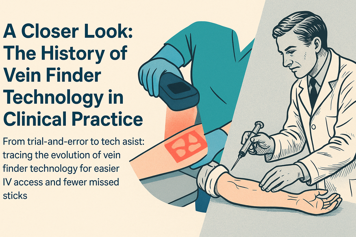 A Closer Look: The History of Vein Finder Technology in Clinical Practice