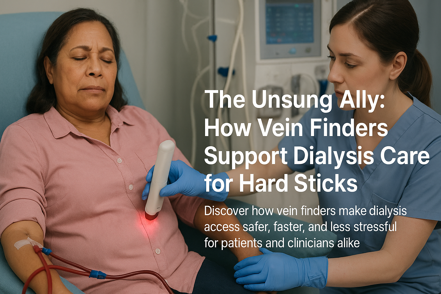 The Unsung Ally: How Vein Finders Support Dialysis Care for Hard Sticks