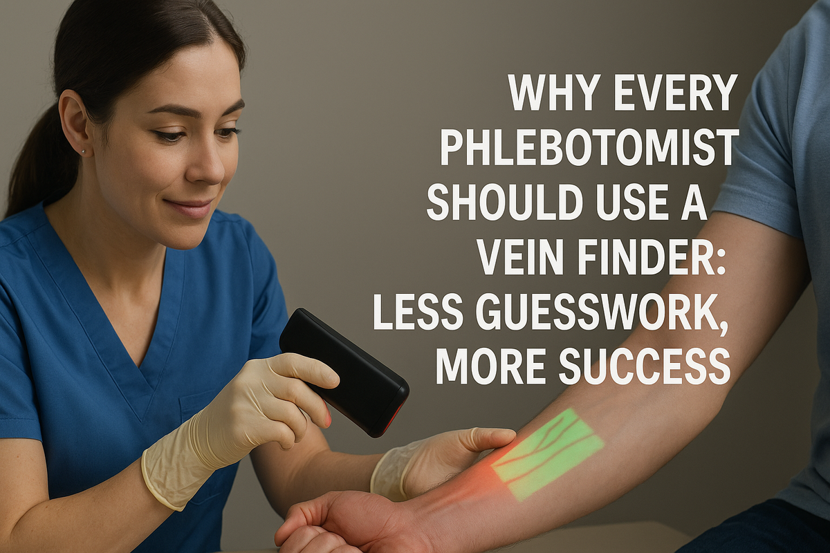 Why Every Phlebotomist Should Use a Vein Finder: Less Guesswork, More Success