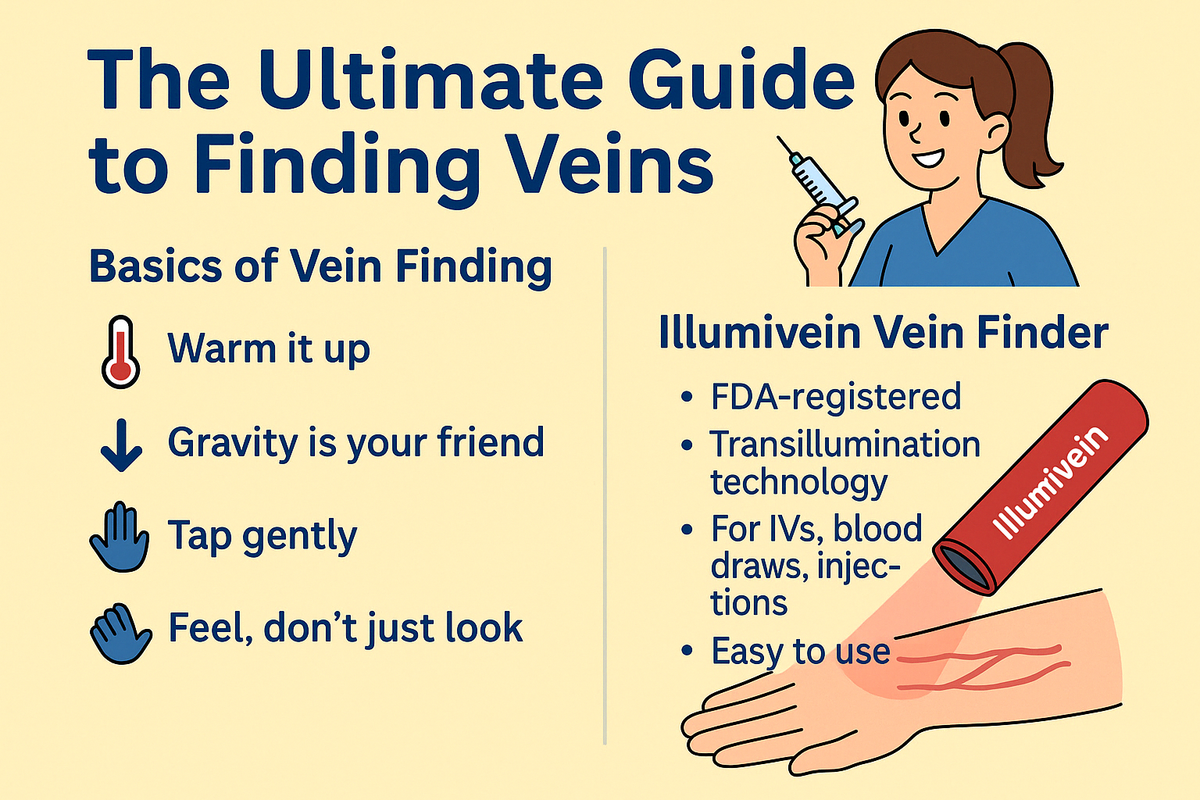 The Ultimate Guide to Finding Veins (Without the Stress): Why the Illumivein Vein Finder Might Be Your New Best Friend